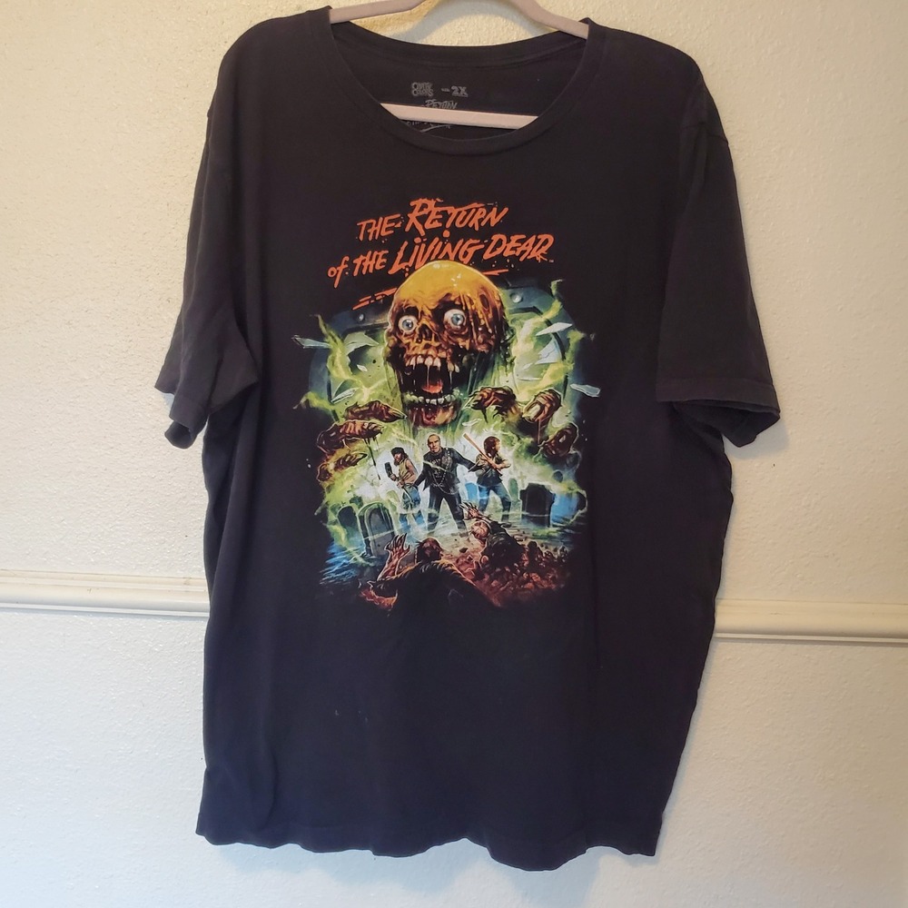 Cavity Colors The Return of the Living Dead Horror Movie Graphic T-Shirt Mens 2X